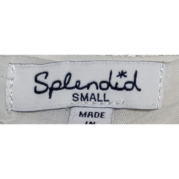 Splendid White Blue Pink Striped Promenade Button Front Maxi Dress Large Linen - Picture 3 of 6